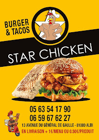 Aliment-réconfort du Restauration rapide Star Chicken Albi Tacos et Burger Maison - n°11