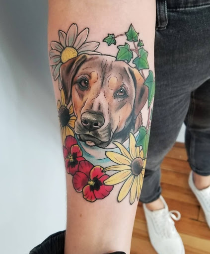 Explore lady justice tattoo ideas, creative tattoo ideas in Kansas City, available at Golden Stag Tattoo and Gallery
