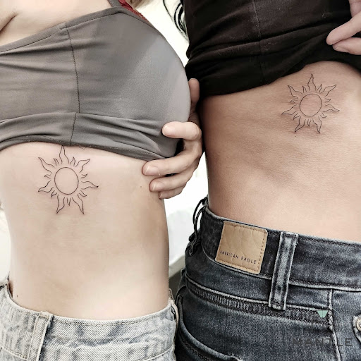 Explore sleeve tattoo fill in ideas, creative tattoo ideas in Los Angeles, available at Mantle Tattoo