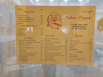 Trattoria Bolognese à Bologna menu