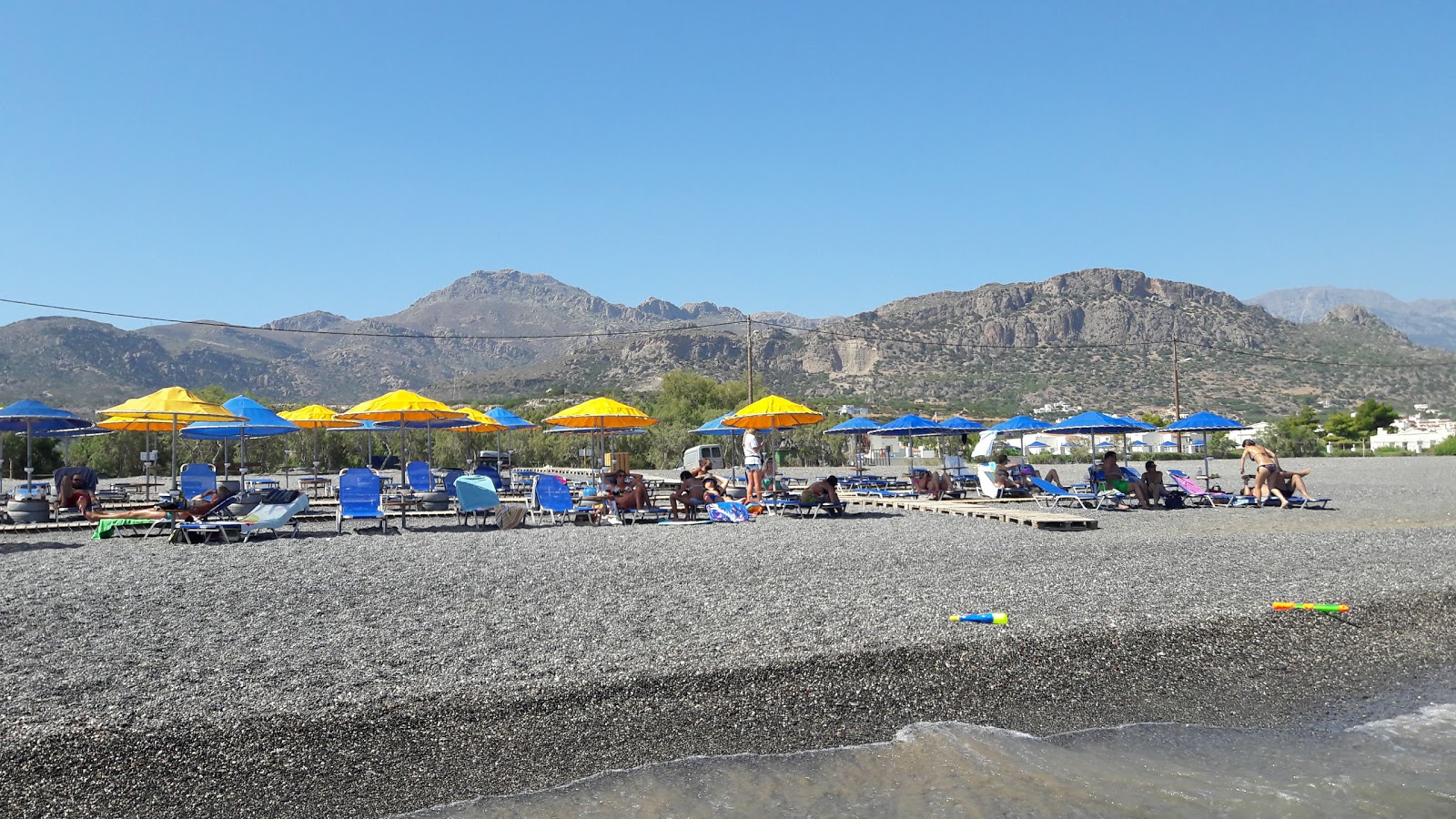 Photo of Koutsounari Long beach and the settlement