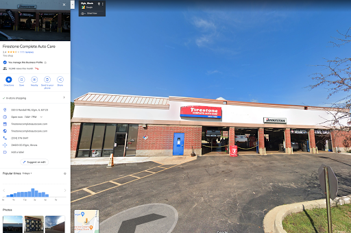 Tire Shop «Firestone Complete Auto Care», reviews and photos, 320 S Randall Rd, Elgin, IL 60123, USA