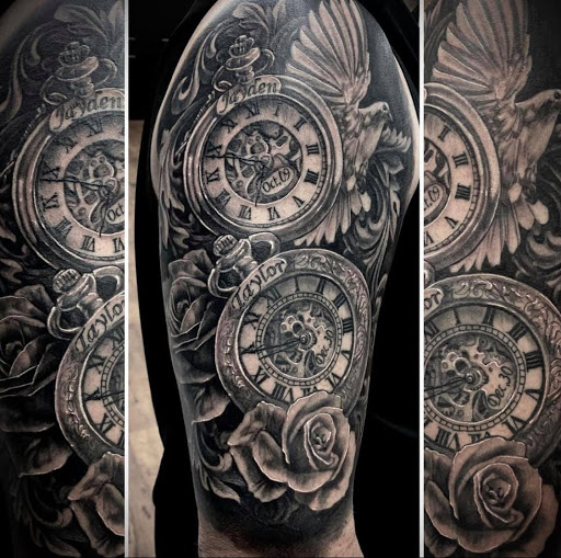 Explore full hand tattoo ideas, creative tattoo ideas in North Berwick, available at Skull and Snake Tattoo Studio Art Gallery