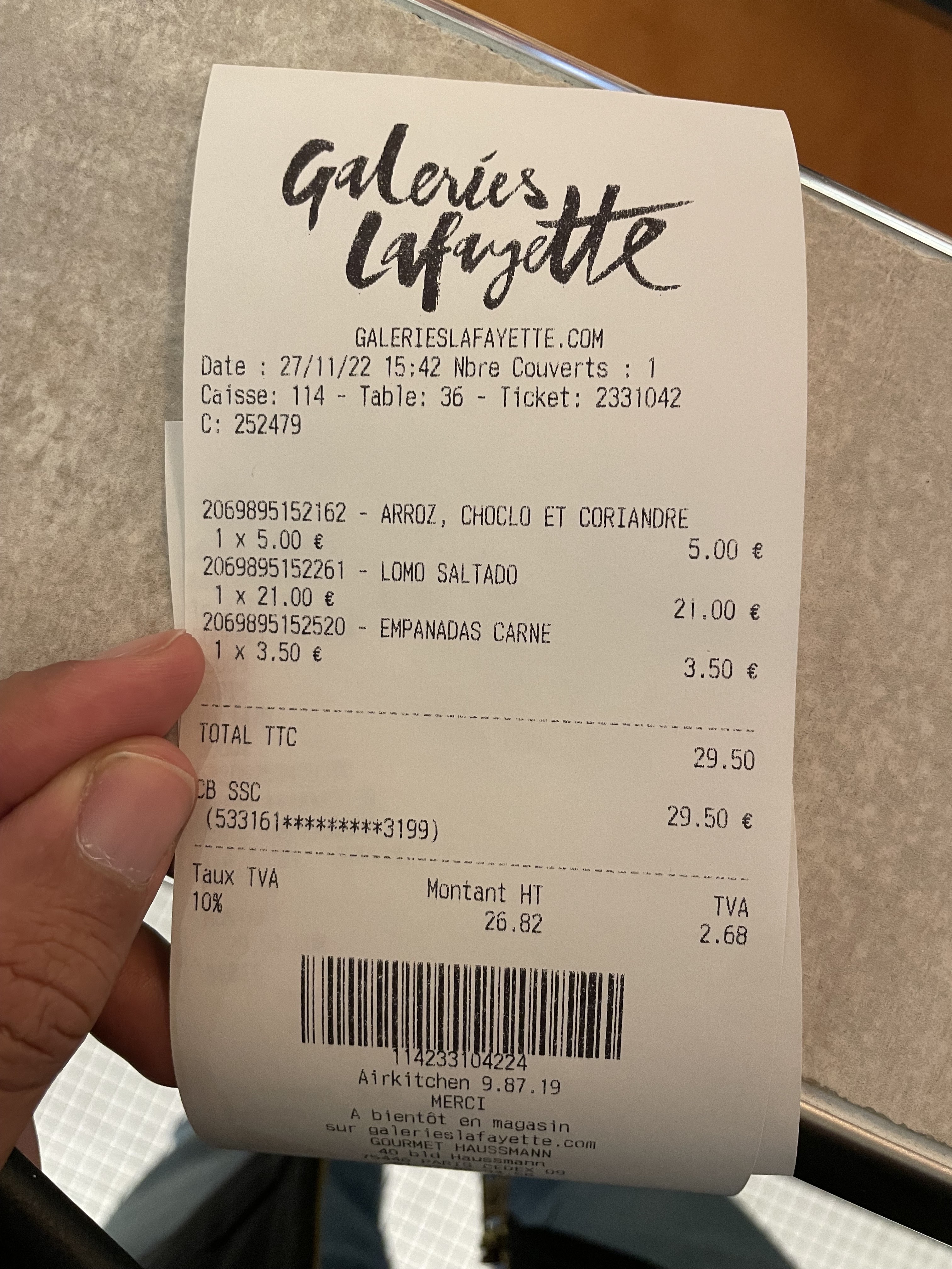 Photo n° 2 de l'avis de Flavio.c fait le 27/11/2022 à 16:53