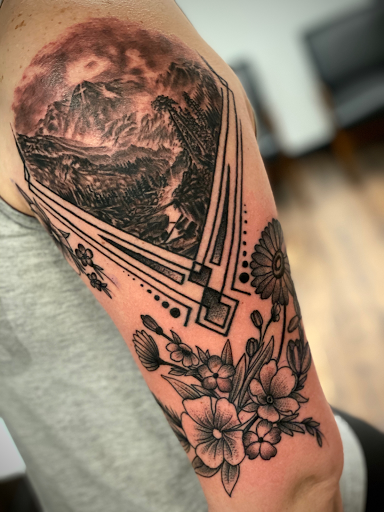 Explore cover up tattoo ideas for women, creative tattoo ideas in Castle Rock, available at Studio 38 Tattoo and Gallery