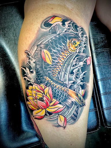 Explore land before time tattoo ideas, creative tattoo ideas in Rehoboth Beach, available at Homeward Tattoo and Body Piercing