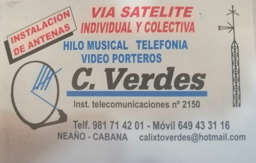 Inst. eléctricas C. Verdes en Cesullas, A Coruña
