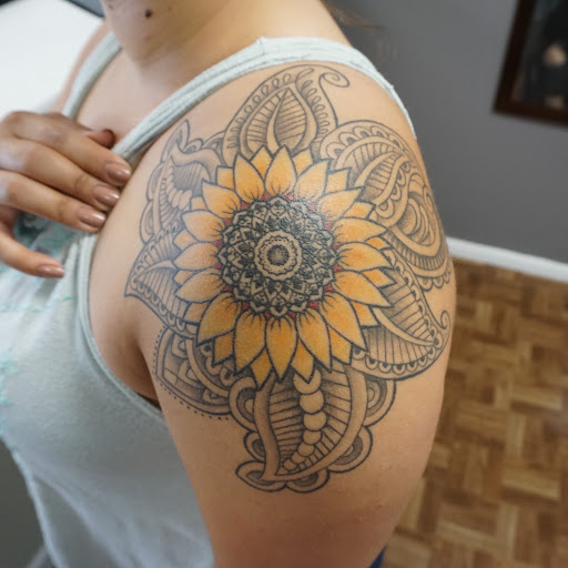 Explore maze tattoo ideas, creative tattoo ideas in Oxnard, available at Downtown Tattoo & Body Piercing