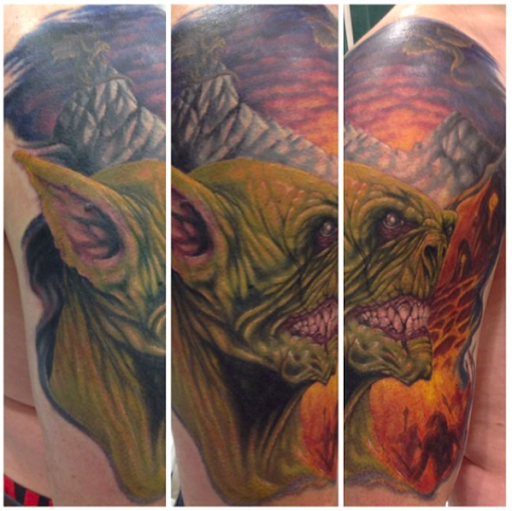 Explore black and grey tattoos sleeves ideas, creative tattoo ideas in Atlanta, available at Empyrean Tattoo Studio