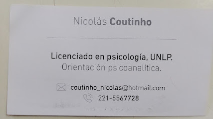 Psicólogo La Plata - Lic. Nicolás Coutinho