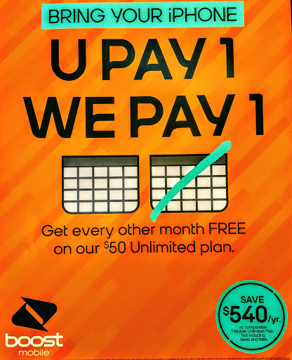 Electronics Repair Shop «Boost Mobile By Smile Wireless 2», reviews and photos, 5442 Central Florida Pkwy, Orlando, FL 32821, USA