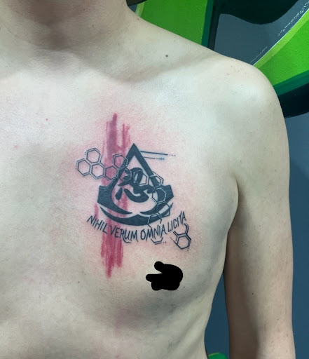 Explore power tattoo ideas, creative tattoo ideas in Conroe, available at Monsters Ink, LLC