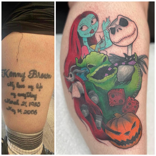 Explore women's half sleeve tattoo ideas, creative tattoo ideas in Westland, available at Premier Tattoo Company Westland