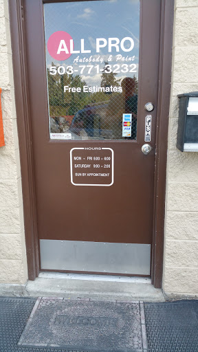 Auto Body Shop «All Pro Autobody & Paint», reviews and photos, 12444 SE Stark St, Portland, OR 97233, USA