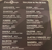 ENZA FAMIGLIA Pizzeria à Paris menu