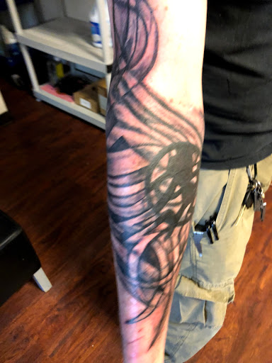 Explore shellback tattoo ideas, creative tattoo ideas in Seymour, available at American Gypsy Tattoo Corp.