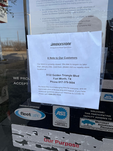 Tire Shop «Firestone Complete Auto Care», reviews and photos, 7752 Denton Hwy, Watauga, TX 76148, USA