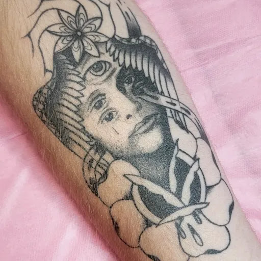 Explore mens tattoo forearm ideas, creative tattoo ideas in Carbondale, available at Bonedale Tattoo