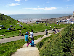 Foto di Southerndown beach e l'insediamento