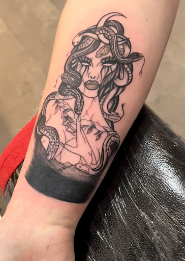 Explore oni tattoo ideas, creative tattoo ideas in Roxboro, available at Ank The Tattoo Shop