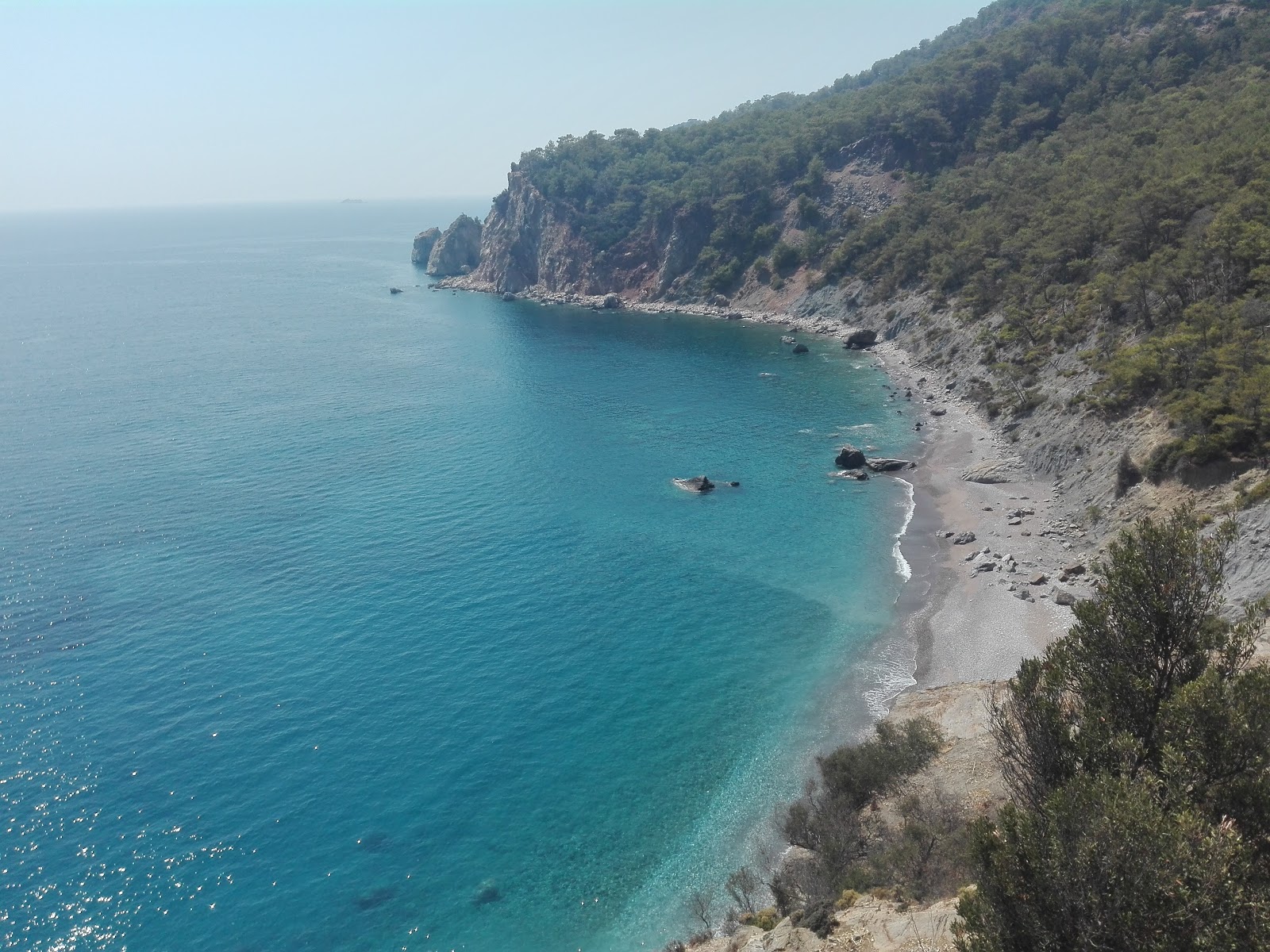 Foto av Kayacik beach III med blå rent vatten yta