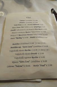 Restaurant Trattoria Al Ponte à Sommacampagna (le menu)