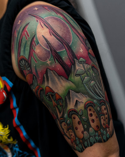 Explore state of michigan tattoo ideas, creative tattoo ideas in San Antonio, available at Platinum Tattoos & Piercings