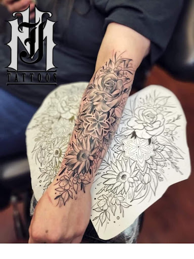 Explore upper chest tattoo ideas, creative tattoo ideas in Williamsport, available at Moa Tattoos