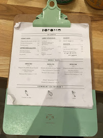 Restaurant taïwanais Bopome à Paris - menu / carte