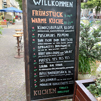 Café Puschkin à Leipzig carte