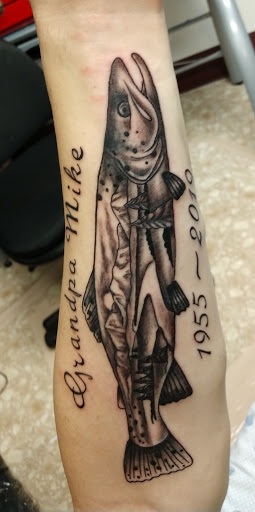 Explore cool ideas for sleeve tattoos, creative tattoo ideas in Wallace, available at Dans Tattoo Shop