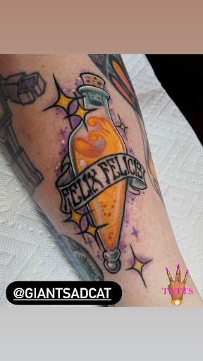 Explore back ear tattoo ideas, creative tattoo ideas in Kansas City, available at 1212 Studio