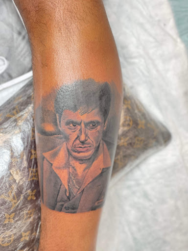 Find between the boob tattoo ideas for your next unique tattoo in Goose Creek at Red Kirin Tattoo