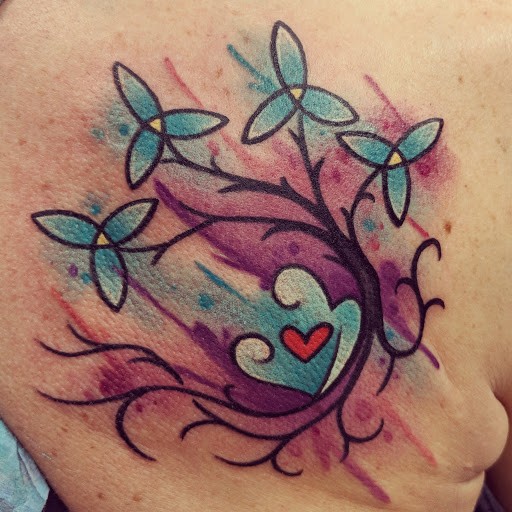 Find angels tattoos ideas for your next unique tattoo in Green Bay at Endless Expansion Custom Tattoo LLC & Alyssa Marie Paramedical & Areola Tattoos