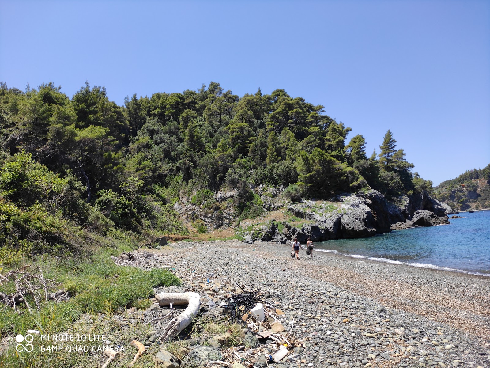 Foto von Vlachia beach mit sehr sauber Sauberkeitsgrad