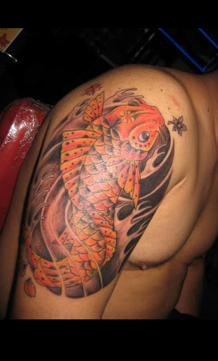 Explore tattoo ideas for shoulder cap, creative tattoo ideas in Garden Grove, available at Dr. Tattoo Studio