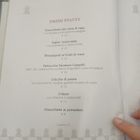 Menu du La Corte nel Salento à Copertino