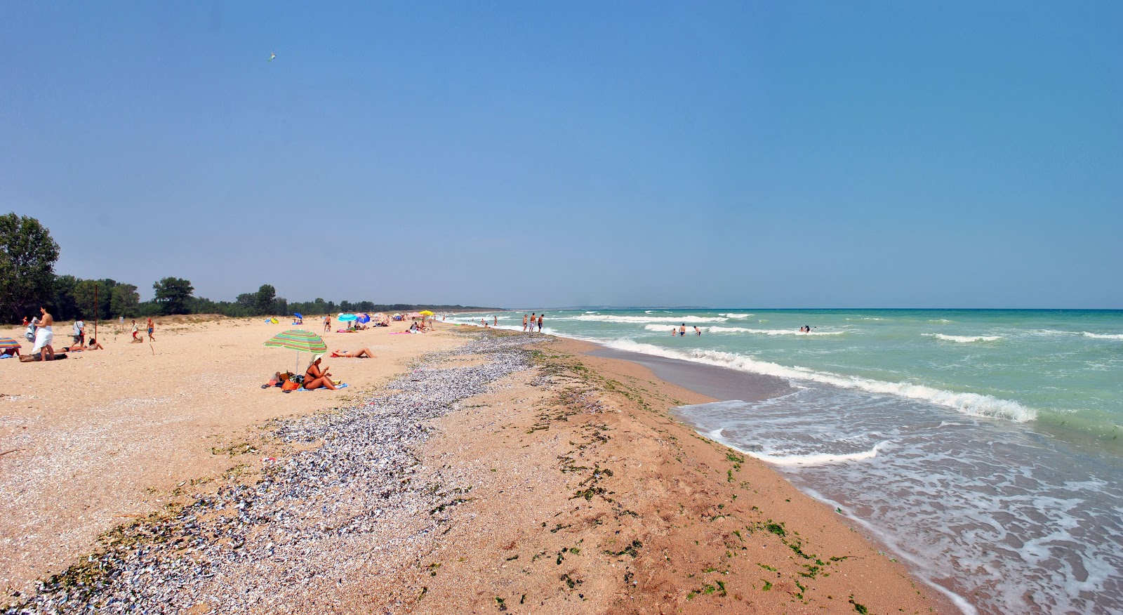 Krapets beach'in fotoğrafı parlak kum yüzey ile