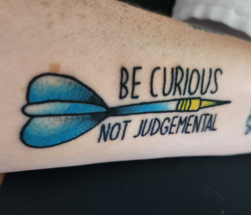 Explore funny friend tattoo ideas, creative tattoo ideas in Fort Lauderdale, available at Electric Street Tattoo