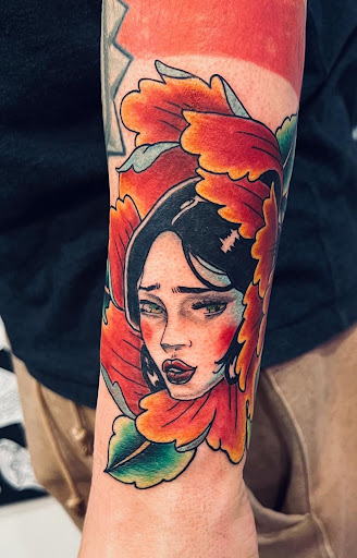 Explore rest in peace dad tattoo ideas, creative tattoo ideas in Danville, available at BarbedWire Ink Tattoos