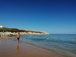 Foto von Playa Virgen del Mar und die siedlung