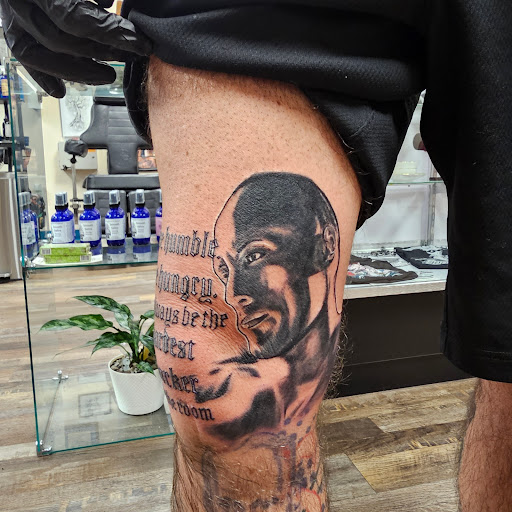 Explore breast tattoo cover up ideas, creative tattoo ideas in Traverse City, available at Pinups & Needles