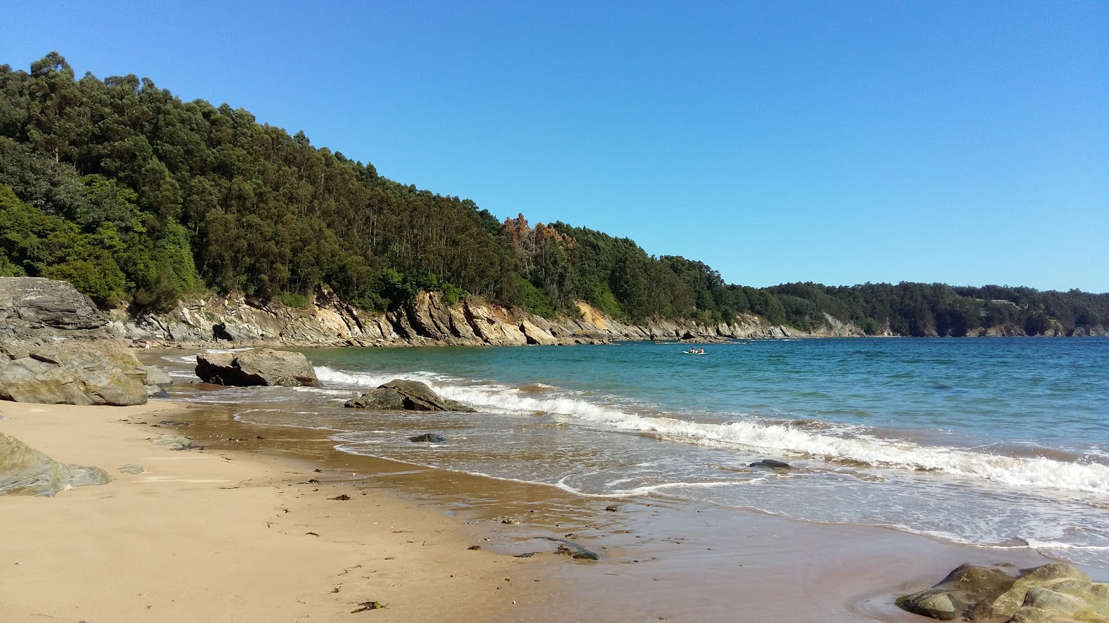 Foto di Praia de Sacido con molto pulito livello di pulizia