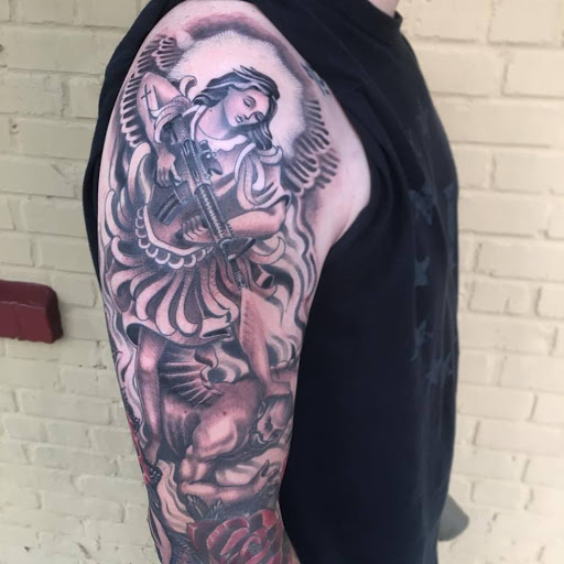 Explore brent faiyaz tattoo ideas, creative tattoo ideas in Dunn, available at Heart and Hammer Tattoo Co.