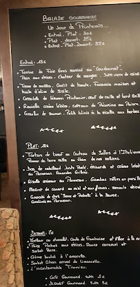 Le Patio à Vaison-la-Romaine menu