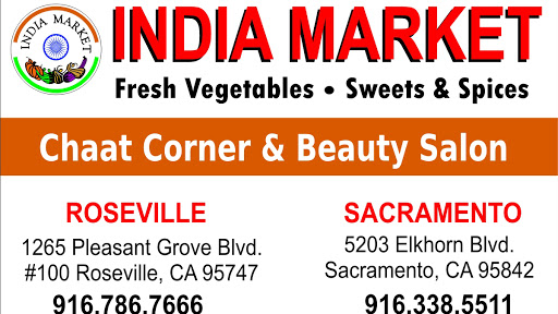 Indian Grocery Store «INDIA MARKET & SUPER EYEBROW THREADING», reviews and photos, 5203 Elkhorn Blvd, Sacramento, CA 95842, USA