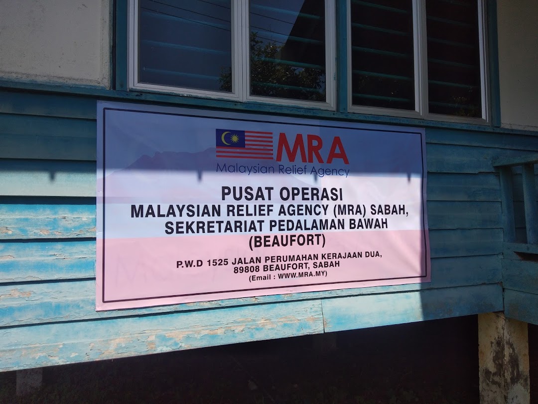 Pusat Operasi Malaysian Relief Agency (MRA) Sabah ( Pedalaman Bawah )