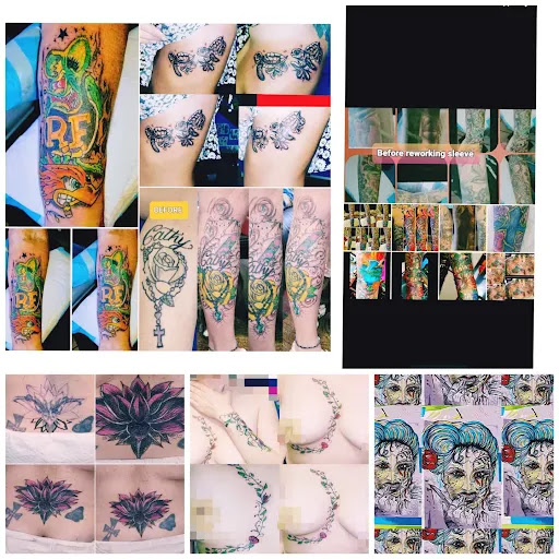 Explore music inspired tattoo ideas, creative tattoo ideas in Englewood, available at The Original Big Daddy Tattoo & Body Piercing est.1997 est.1997