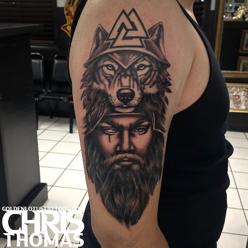 Explore white tattoo ideas, creative tattoo ideas in Sherwood, available at Golden Lotus Tattoo Studio