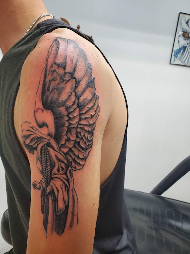 Explore phantom of the opera tattoo ideas, creative tattoo ideas in Salem, available at Outwest Tattoo and body piercing ,30 years of tattooing,only life time guarantee